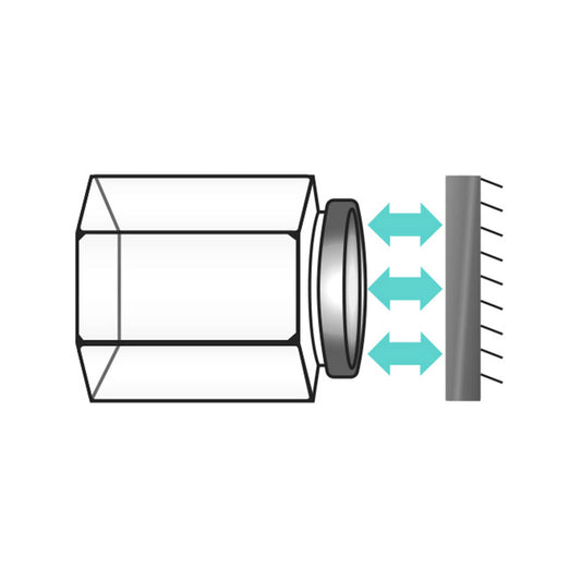 Illustration of magnetic spice jar going onto a metal surface