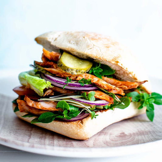 Caribbean Spiced Pork Sandwich